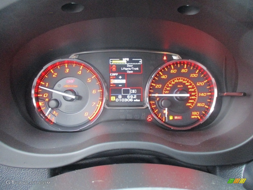 2015 Subaru WRX STI Limited Gauges Photo #117010235