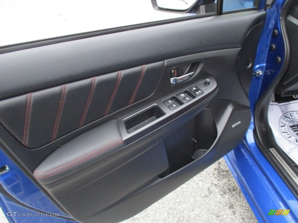 2015 Subaru WRX STI Limited Carbon Black Door Panel Photo #117010433