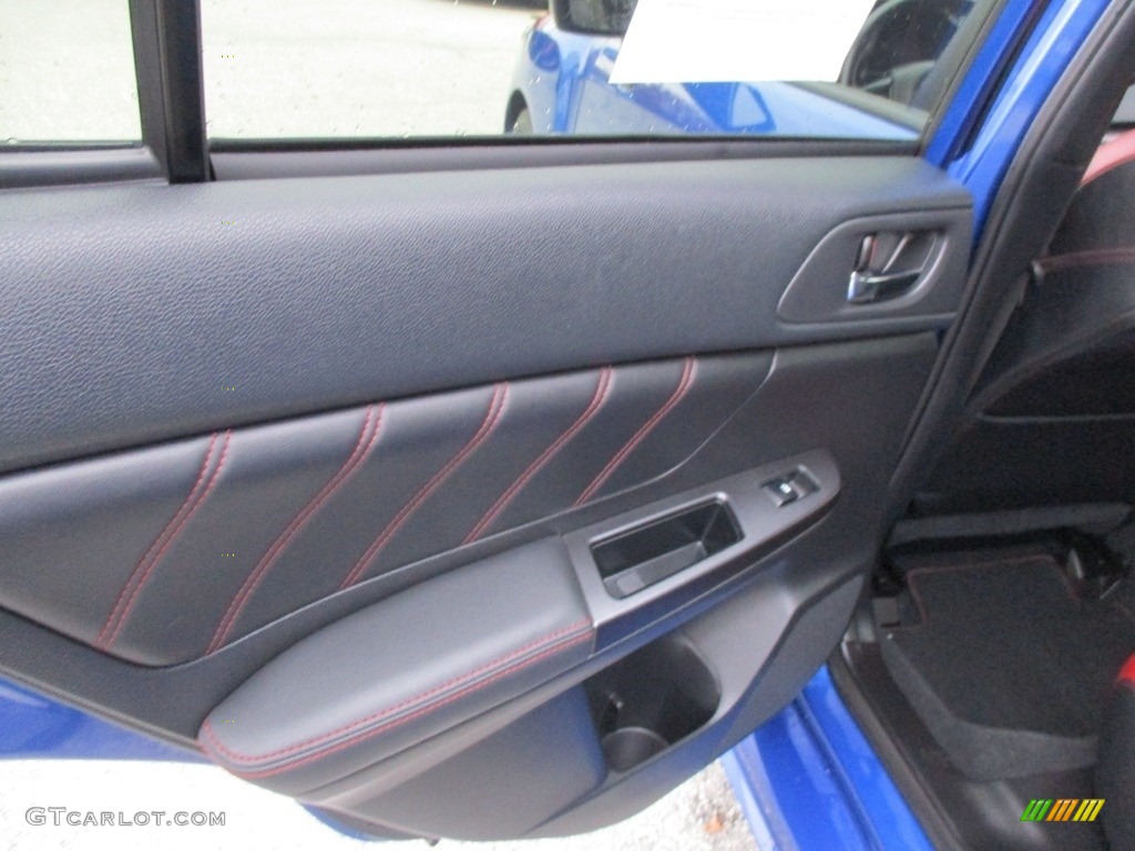 2015 Subaru WRX STI Limited Carbon Black Door Panel Photo #117010451