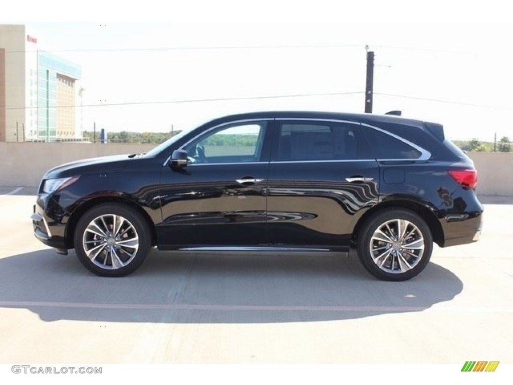 Crystal Black Pearl 2017 Acura MDX Technology SH-AWD Exterior Photo #117010472