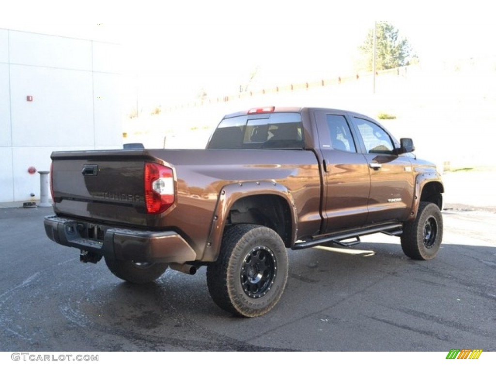 2016 Tundra Limited Double Cab 4x4 - Sunset Bronze Mica / Black photo #2