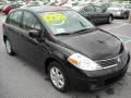 2009 Super Black Nissan Versa 1.8 SL Hatchback  photo #4