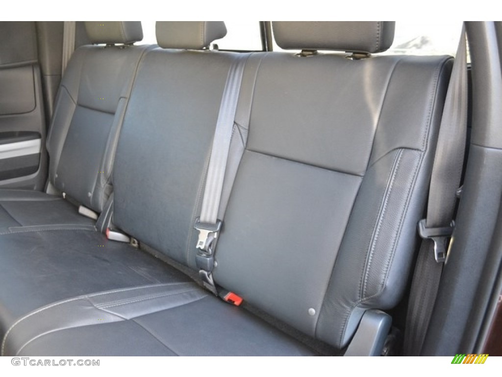 Black Interior 2016 Toyota Tundra Limited Double Cab 4x4 Photo #117011054