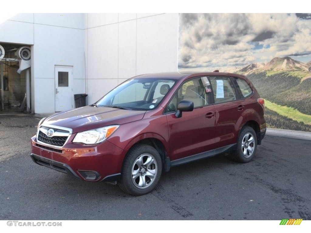 Venetian Red Pearl 2016 Subaru Forester 2.5i Exterior Photo #117011153