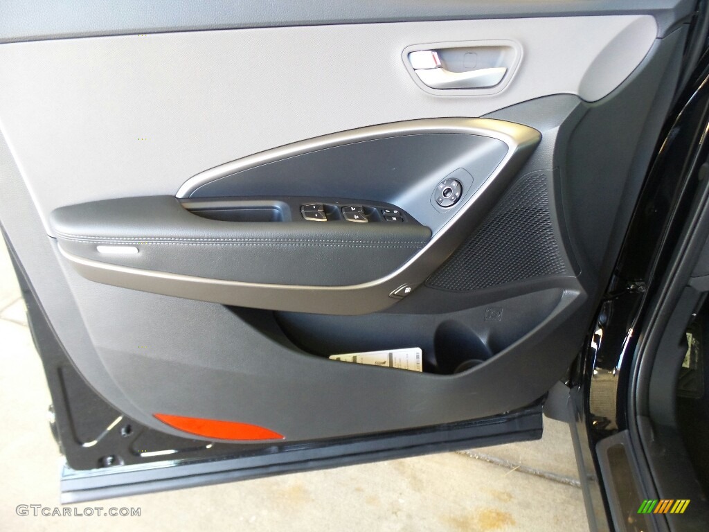 2017 Hyundai Santa Fe Sport AWD Gray Door Panel Photo #117012476