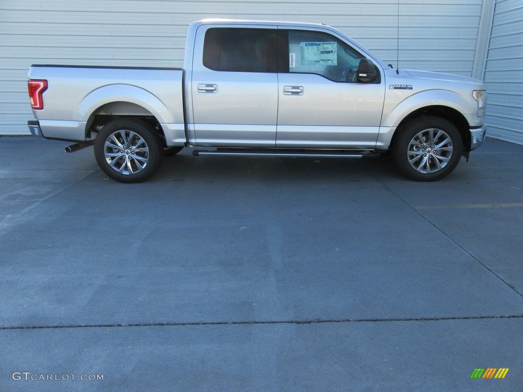 2017 F150 XLT SuperCrew - Ingot Silver / Earth Gray photo #3