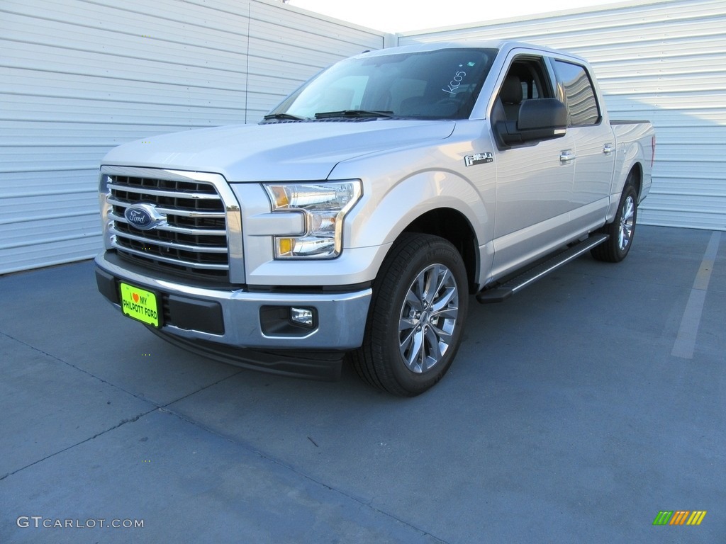 2017 F150 XLT SuperCrew - Ingot Silver / Earth Gray photo #7