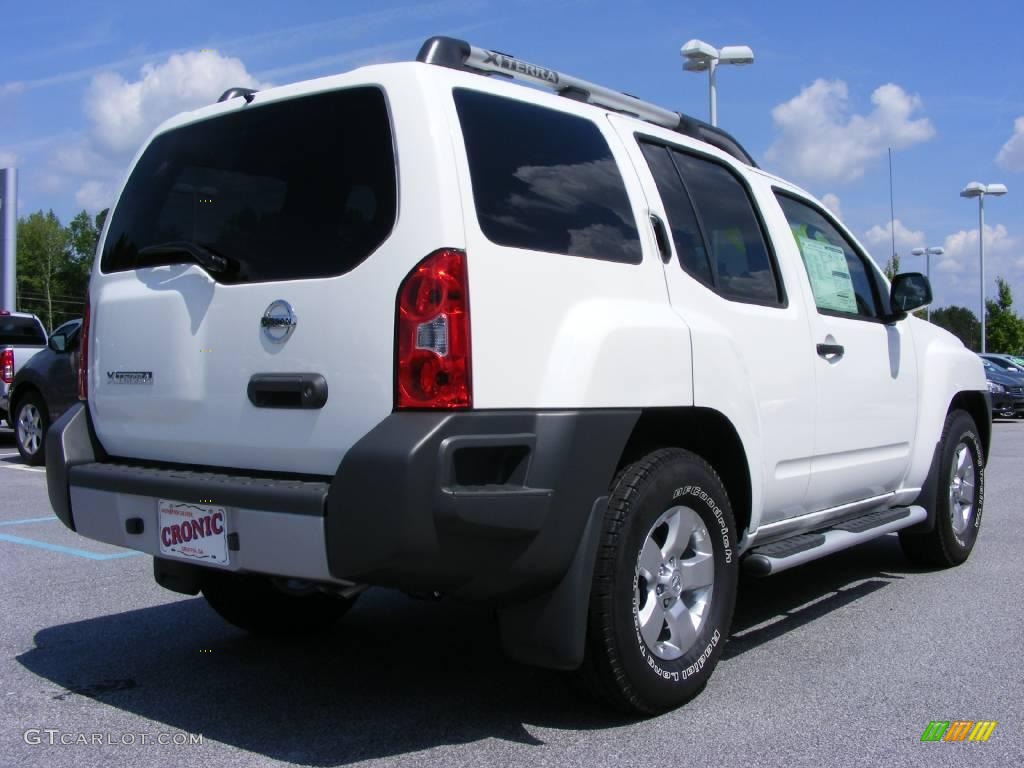 2009 Xterra S - Avalanche White / Steel photo #6