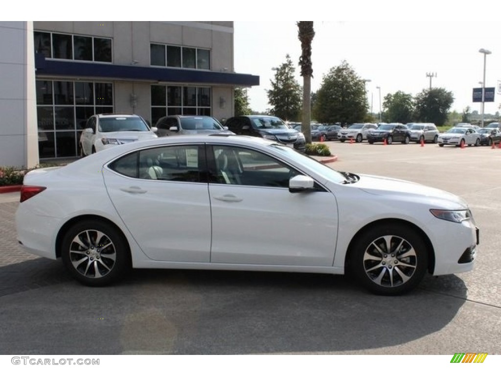 2017 TLX Technology Sedan - Bellanova White Pearl / Graystone photo #8