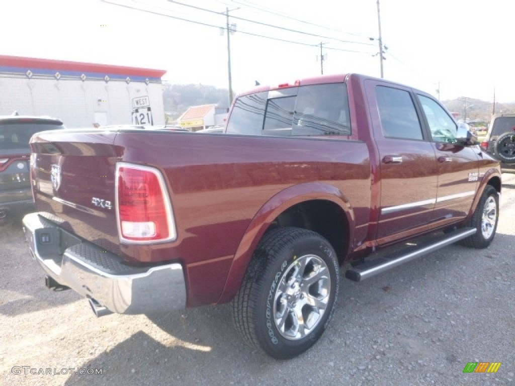 2017 1500 Laramie Crew Cab 4x4 - Delmonico Red Pearl / Black photo #5