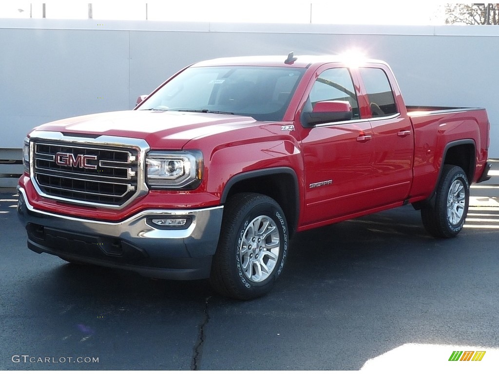 Cardinal Red 2017 GMC Sierra 1500 SLE Double Cab 4WD Exterior Photo #117019613