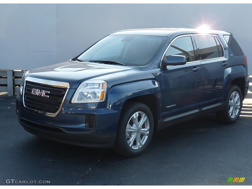 2017 Terrain SLE AWD - Slate Blue Metallic / Jet Black photo #1