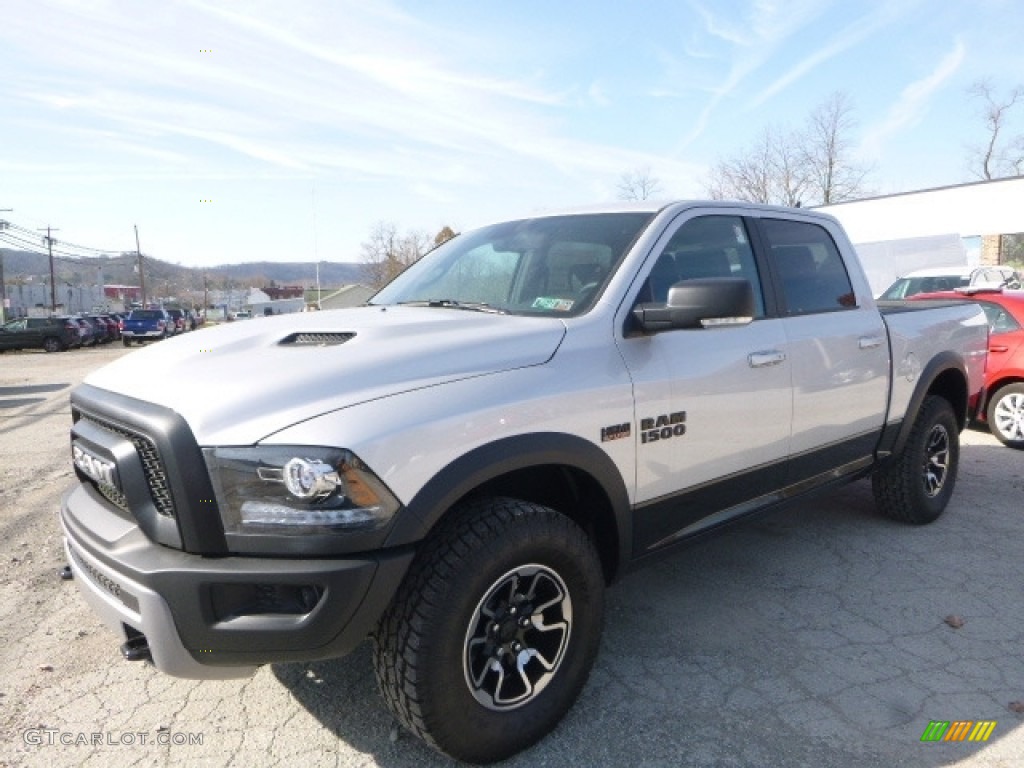 2016 1500 Rebel Crew Cab 4x4 - Bright Silver Metallic / Rebel Theme Red/Black photo #1