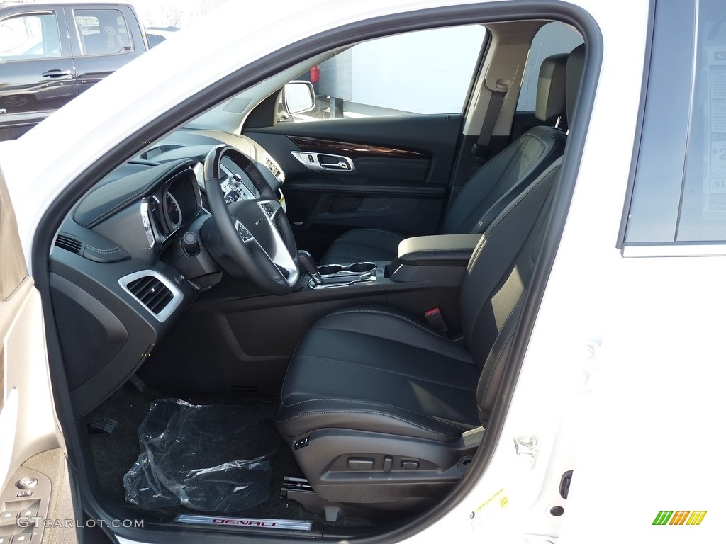 Jet Black Interior 2017 GMC Terrain Denali AWD Photo #117020602