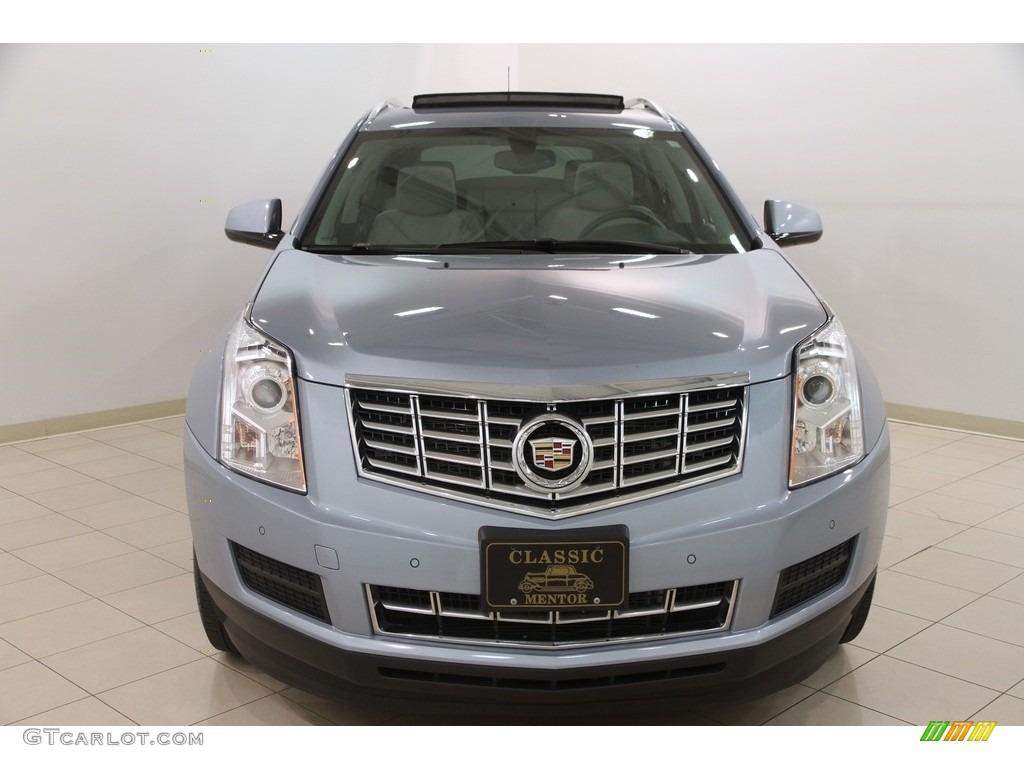 2014 SRX Luxury AWD - Glacier Blue Metallic / Light Titanium/Ebony photo #2