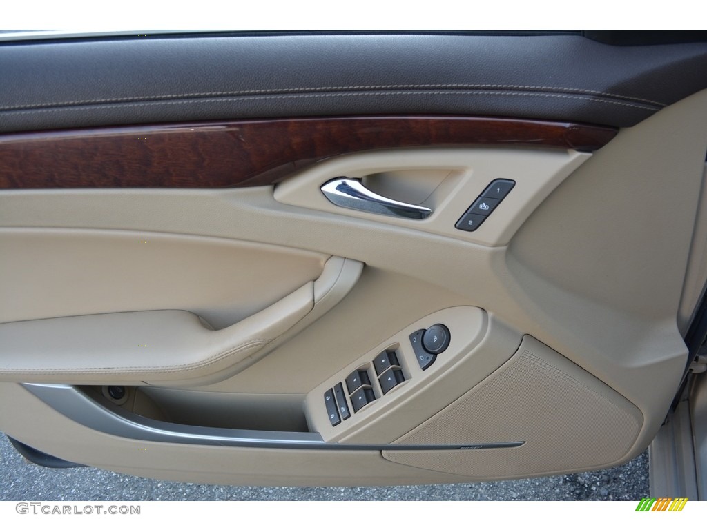 2009 CTS 4 AWD Sedan - Gold Mist / Cashmere/Cocoa photo #8