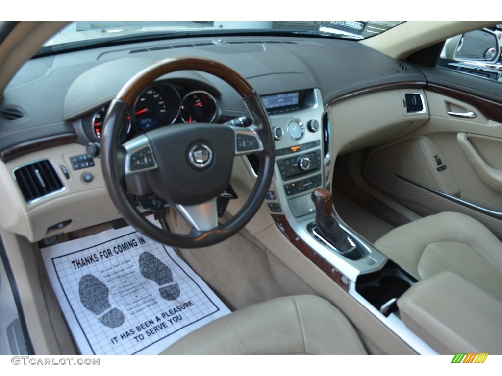 2009 CTS 4 AWD Sedan - Gold Mist / Cashmere/Cocoa photo #11