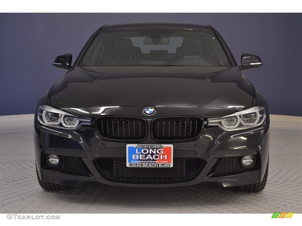 2017 3 Series 340i Sedan - Black Sapphire Metallic / Black photo #2