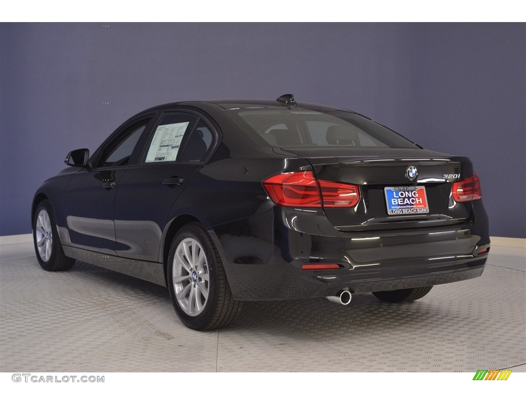 2017 3 Series 320i Sedan - Jet Black / Black photo #4