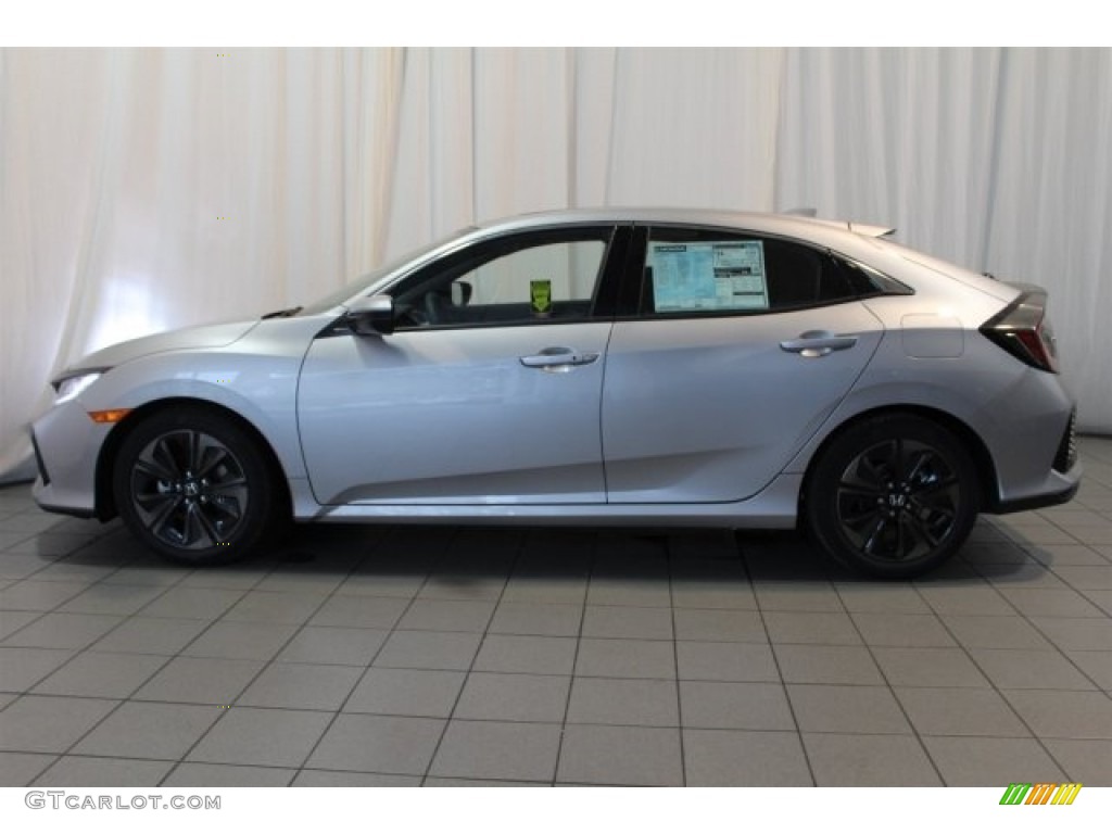 Lunar Silver Metallic 2017 Honda Civic EX Hatchback Exterior Photo #117022799