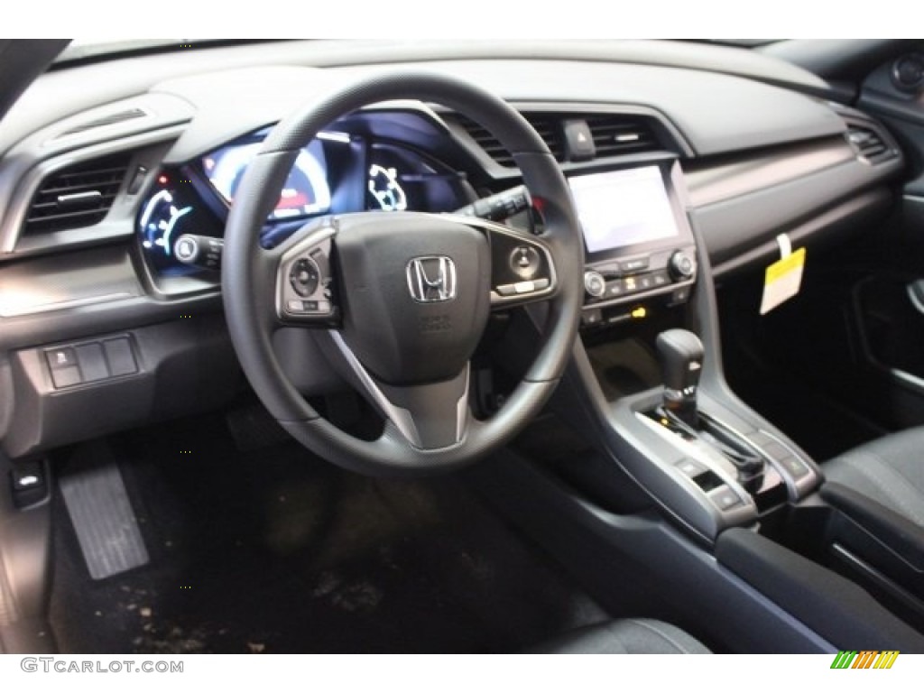 2017 Civic EX Hatchback - Lunar Silver Metallic / Black photo #10