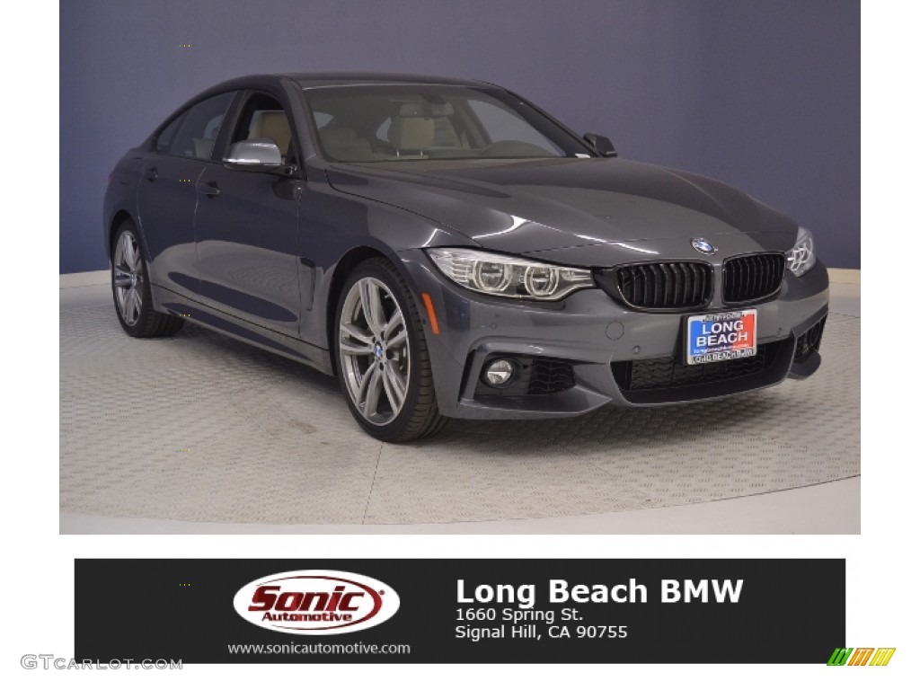 2017 4 Series 440i Gran Coupe - Mineral Grey Metallic / Oyster photo #1