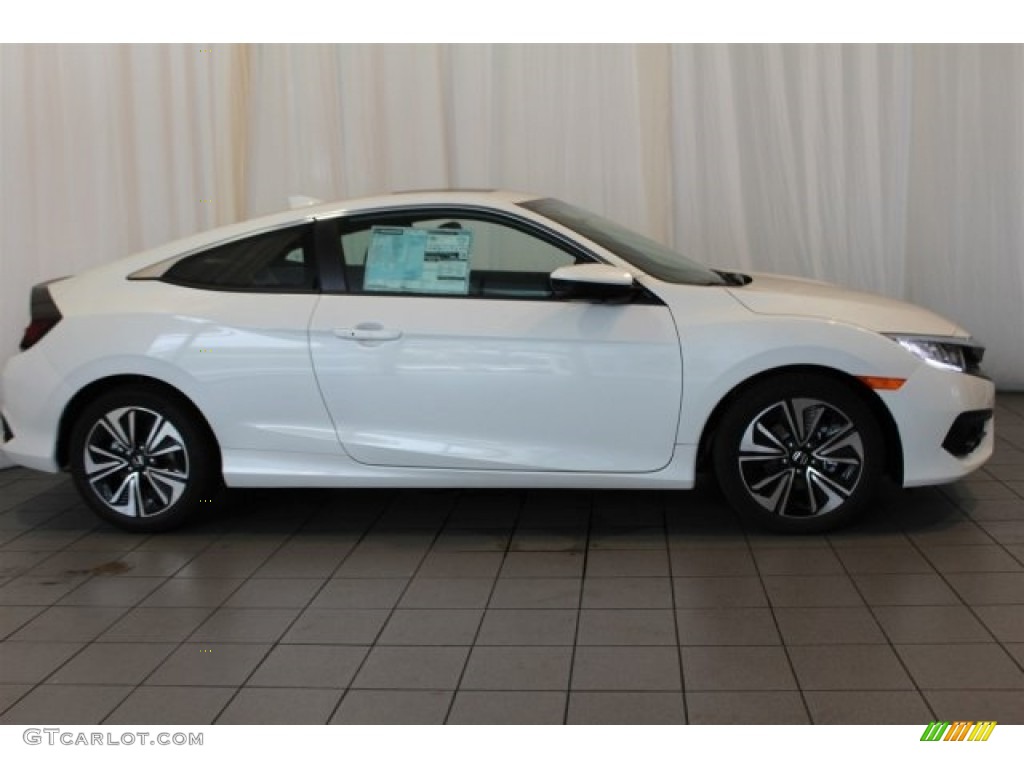 White Orchid Pearl 2017 Honda Civic EX-T Coupe Exterior Photo #117023276