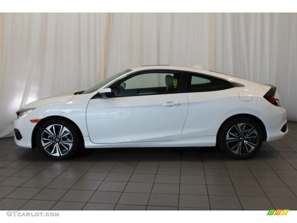 White Orchid Pearl 2017 Honda Civic EX-T Coupe Exterior Photo #117023312