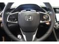 Black 2017 Honda Civic EX-T Coupe Steering Wheel