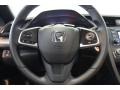 Black/Gray 2017 Honda Civic LX-P Coupe Steering Wheel