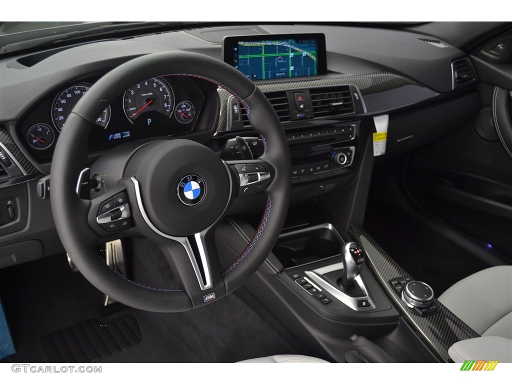 2017 BMW M3 Sedan Silverstone Dashboard Photo #117024180