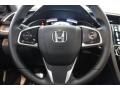 Black 2017 Honda Civic EX-T Sedan Steering Wheel