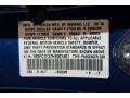  2017 Civic EX-T Sedan Aegean Blue Metallic Color Code B593M