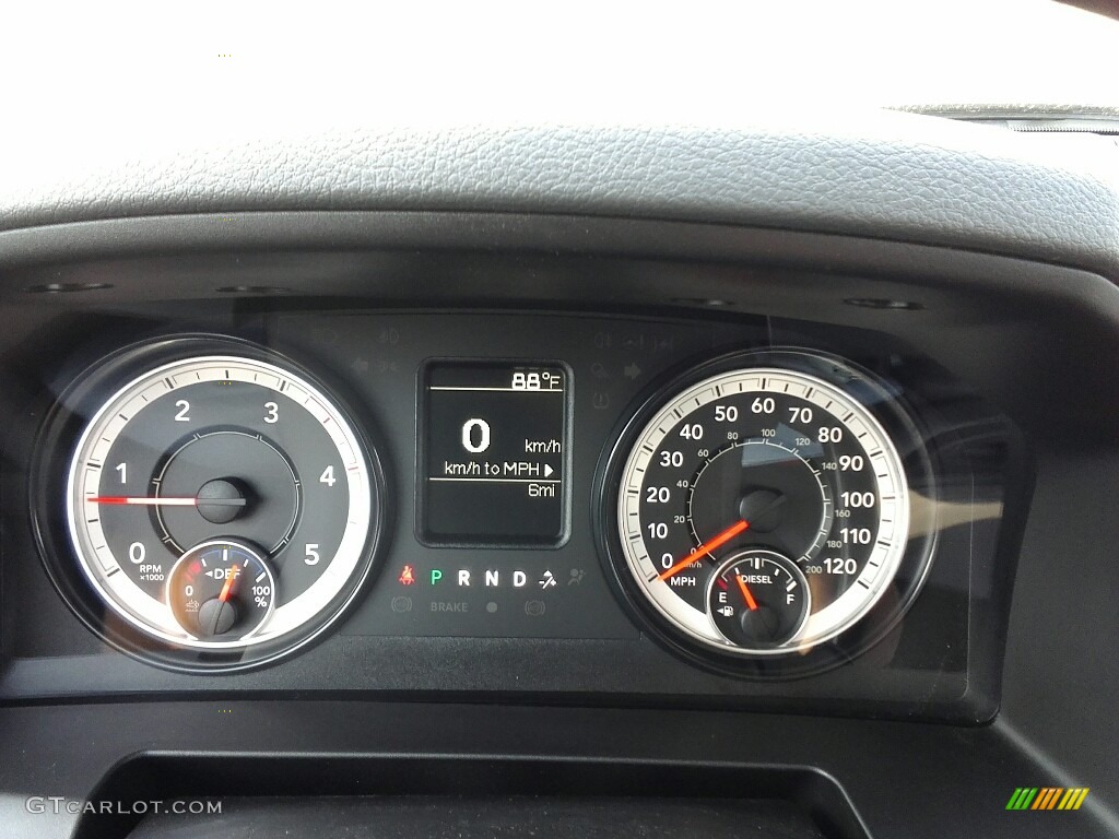 2017 Ram 2500 Tradesman Crew Cab 4x4 Gauges Photo #117026186