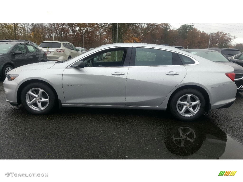 2017 Malibu LS - Silver Ice Metallic / Jet Black photo #3