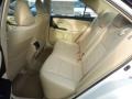 2017 Toyota Camry Almond Interior Rear Seat Photo
