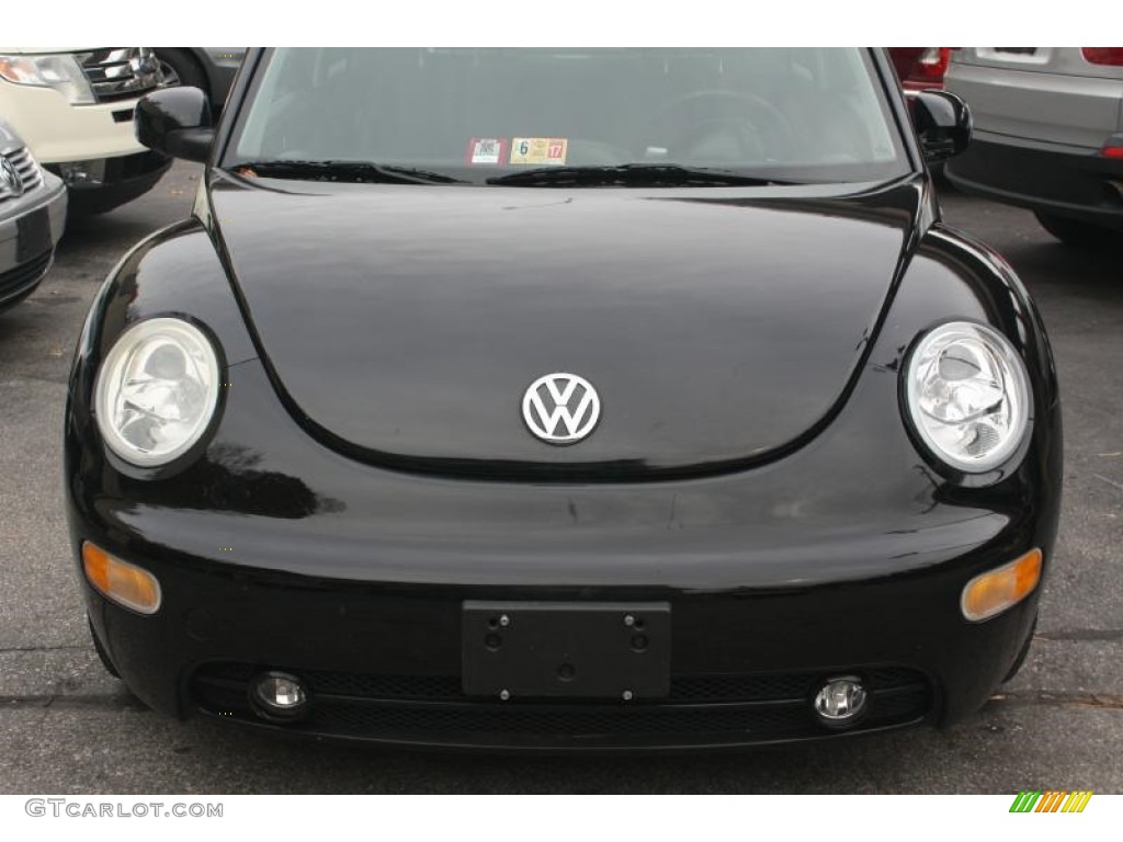 2001 New Beetle GLS Coupe - Black / Black photo #3