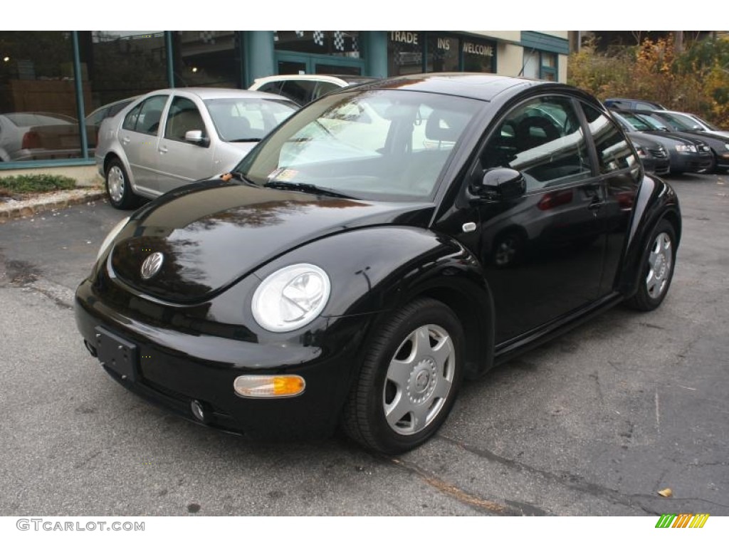 2001 New Beetle GLS Coupe - Black / Black photo #7