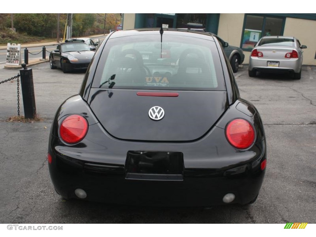 2001 New Beetle GLS Coupe - Black / Black photo #14