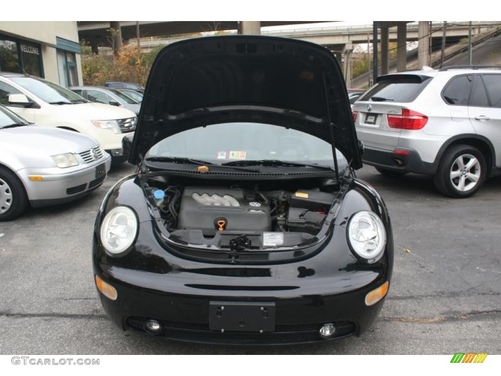 2001 New Beetle GLS Coupe - Black / Black photo #41