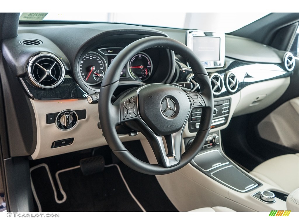 2017 Mercedes-Benz B 250e Crystal Grey Dashboard Photo #117030416