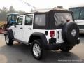 2009 Stone White Jeep Wrangler Unlimited X 4x4  photo #3