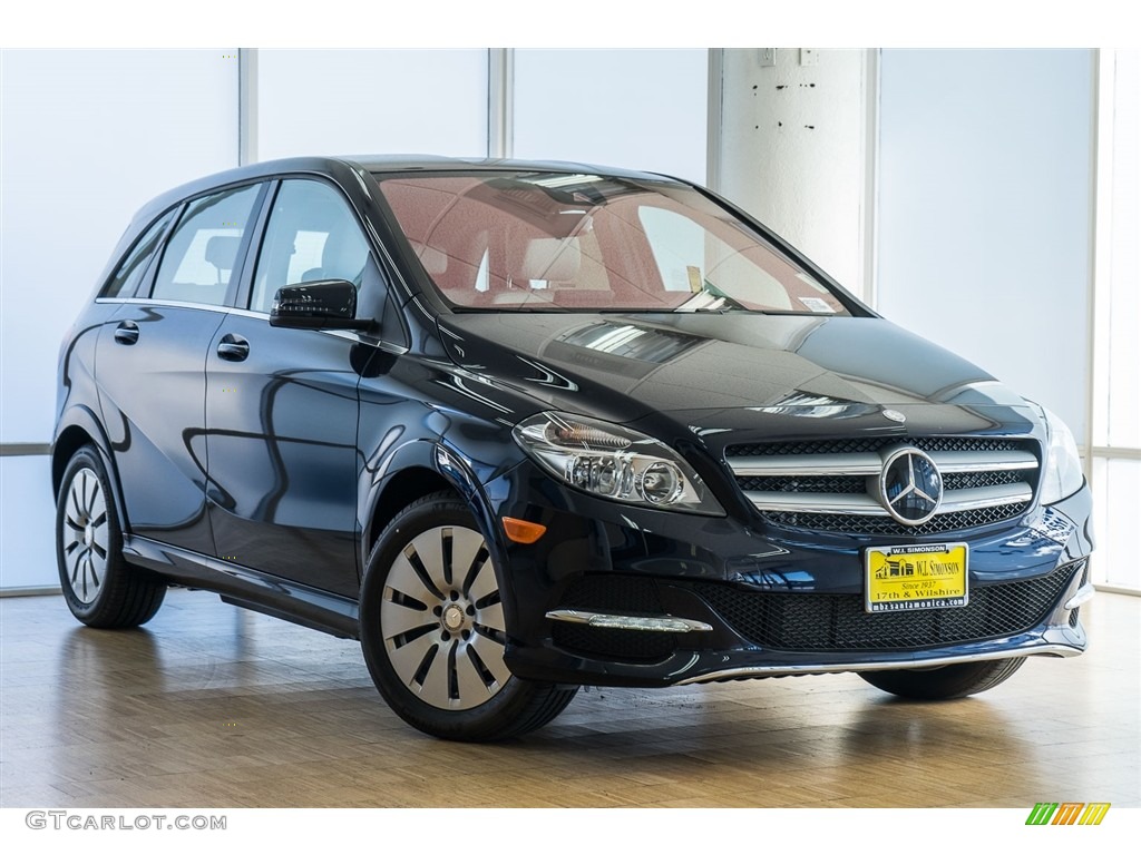 Lunar Blue Metallic 2017 Mercedes-Benz B 250e Exterior Photo #117030623