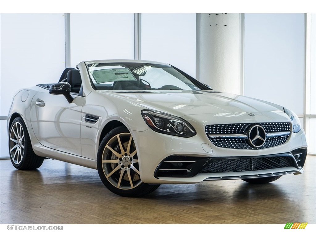 Polar White 2017 Mercedes-Benz SLC 43 AMG Roadster Exterior Photo #117031532