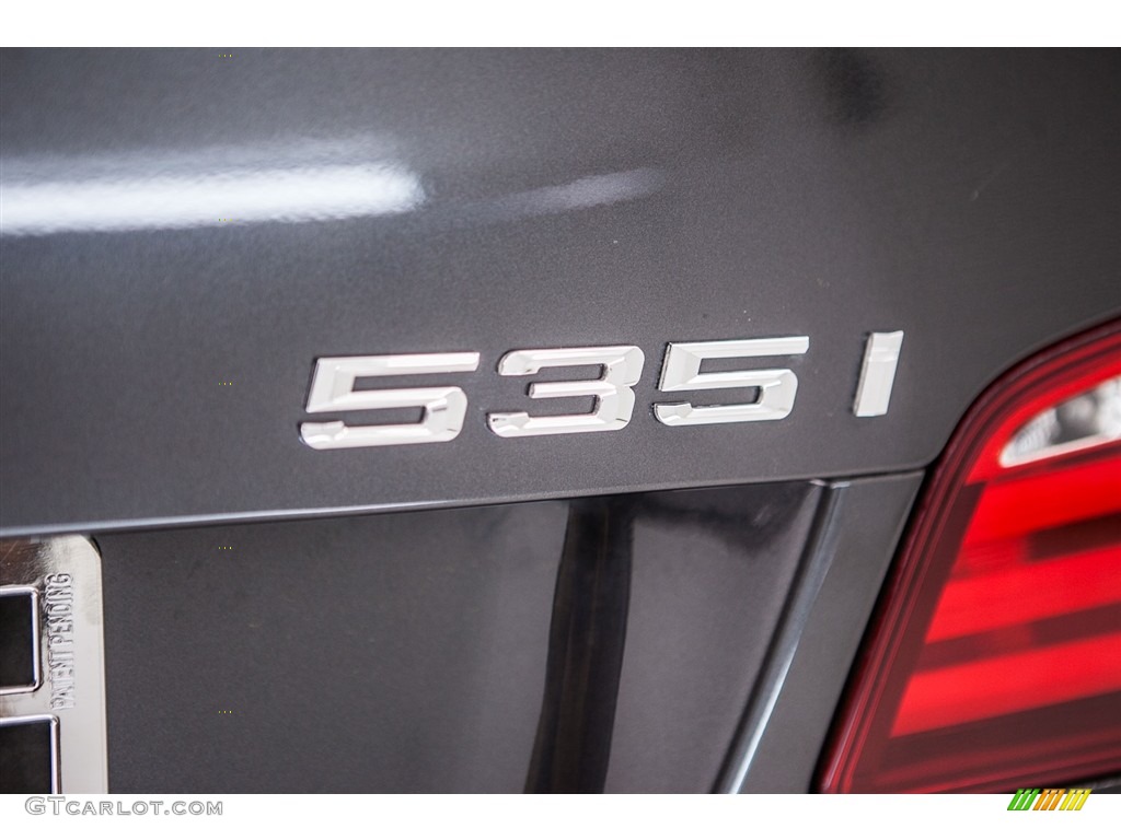 2013 5 Series 535i Sedan - Dark Graphite Metallic II / Everest Gray photo #7
