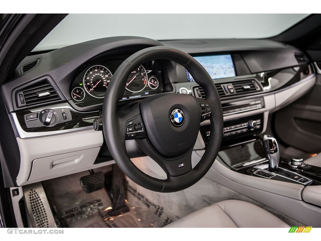2013 5 Series 535i Sedan - Dark Graphite Metallic II / Everest Gray photo #19