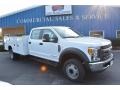 Oxford White 2017 Ford F450 Super Duty XL Crew Cab Chassis