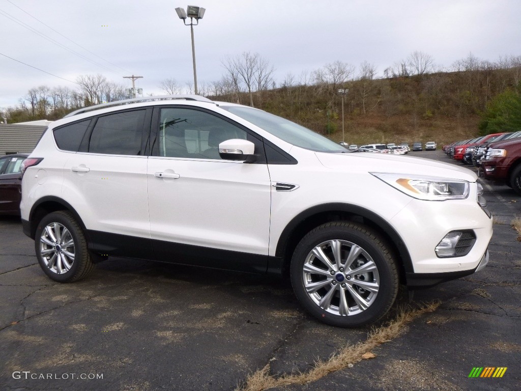 2017 Escape Titanium 4WD - White Platinum / Charcoal Black photo #1
