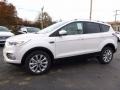 2017 White Platinum Ford Escape Titanium 4WD  photo #5