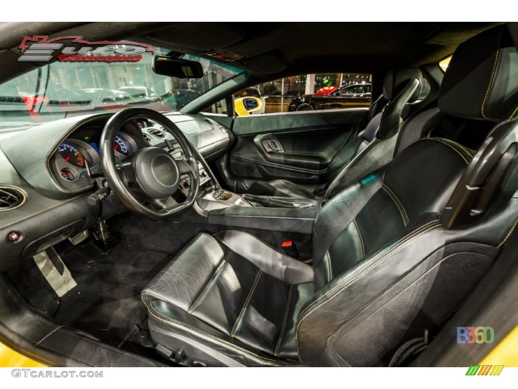 2004 Gallardo Coupe - Giallo Halys (Yellow) / Nero Perseus photo #3